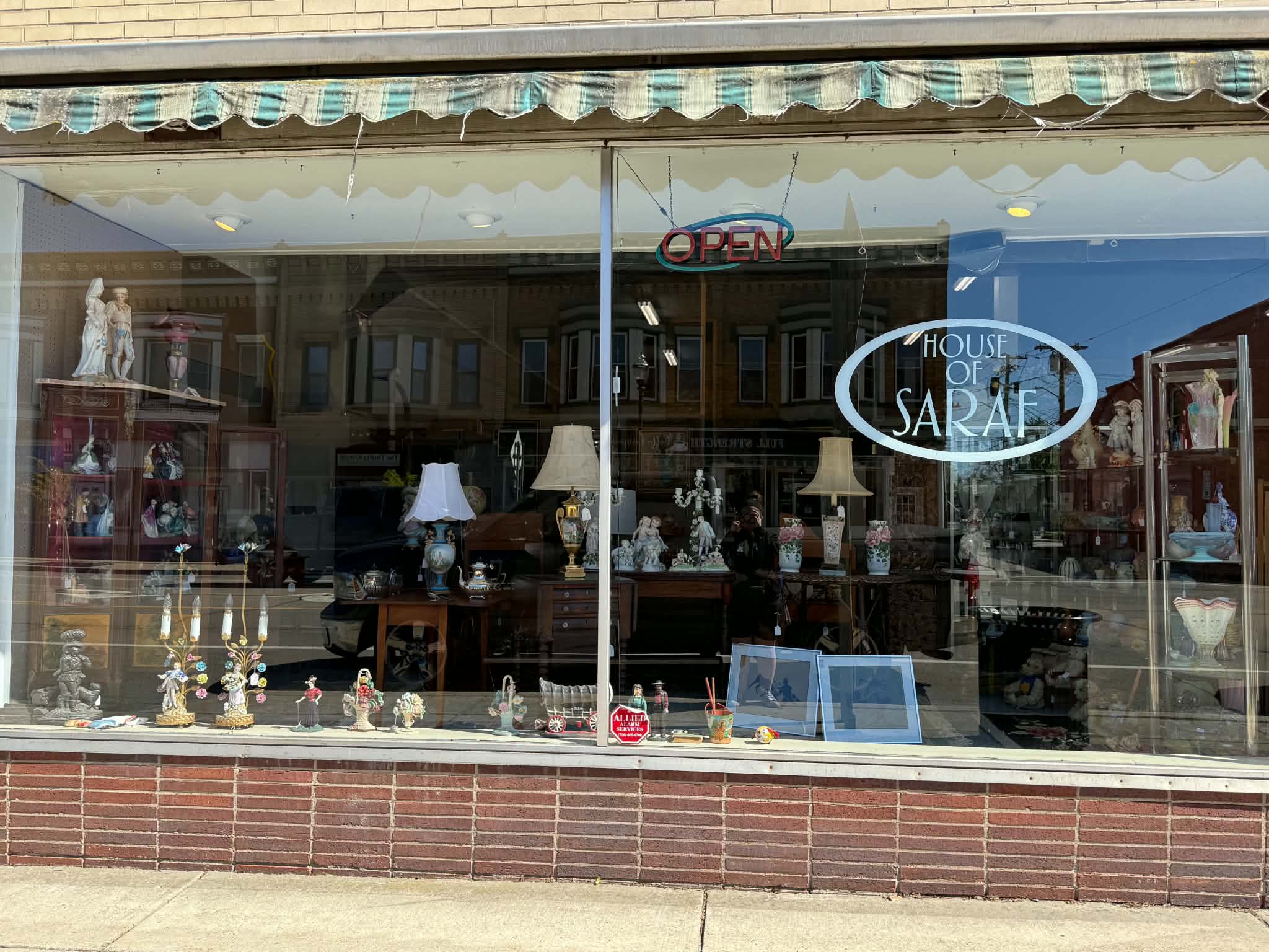 House Of Saraf storefront and display windows